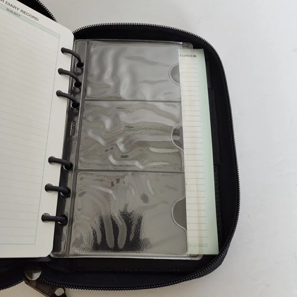 Day Runner Black Zippered Planner